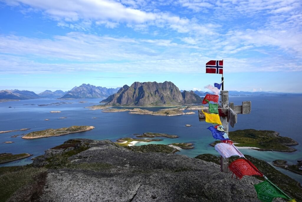 Photo norwegian flag