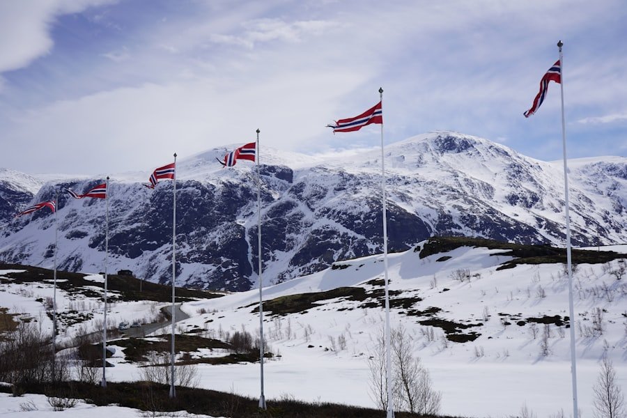 Photo norwegian flag
